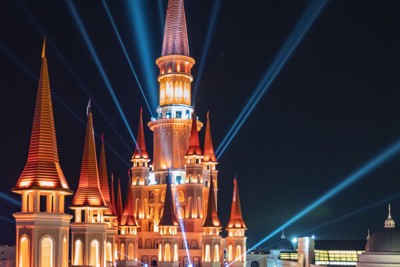 The Land of Legends by night